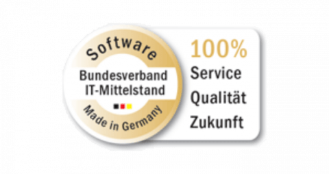 Bundesverband IT-Mittelstand Premio 'Software Made in Germany'.